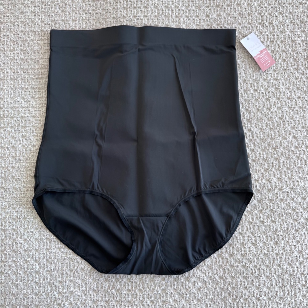 Cacique Ultra High-Waist Brief Shapewear Black Level 3 Max Contouring 18/20 NWT